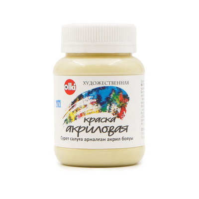 Краска акриловая 100 мл (3374 слоновая кость)