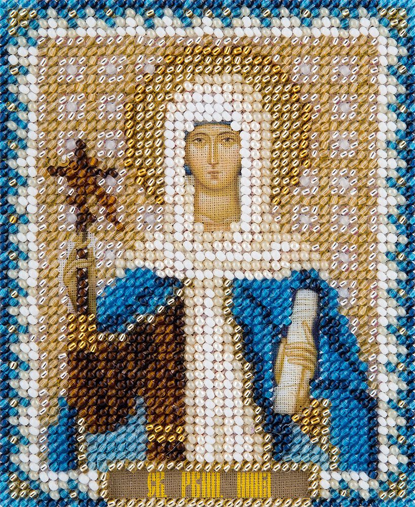 Panna, Икона Святой Равноапостольной Нины, просветительницы Грузии, 8,5х11 см
