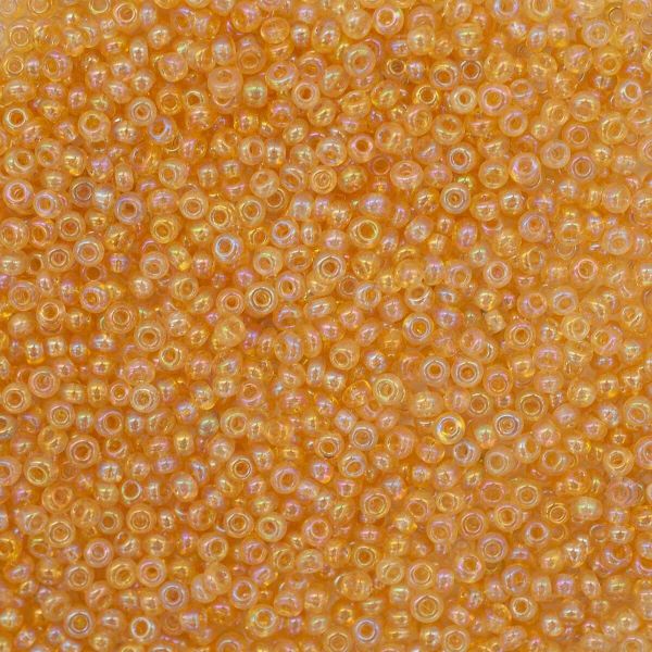 Бисер Astra&Craft 11/0 (2.1 мм), 200 г (10х20 г), цв. 162 св.золотой/прозр.радужный