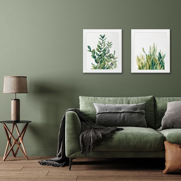 Набор для вышивания нитками Panna C-7454, Замиокулькас, 35х43.5 см