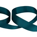 Лента репсовая (в рубчик) 25.0 мм / 45.5 метров, 011 т.зеленый, Gamma GR-25