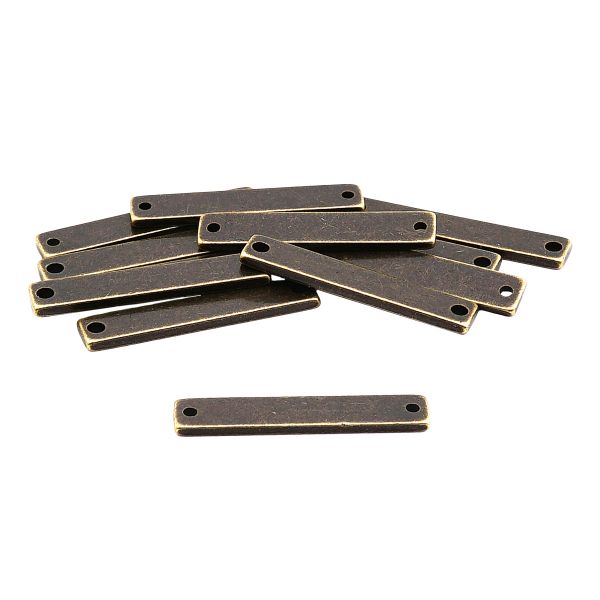 Украшение пришивное 25 мм, металл, бронза, МТ_1711, 12 шт