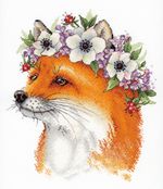 Набор для вышивания нитками МП Студия, Лиса, 20х23 см