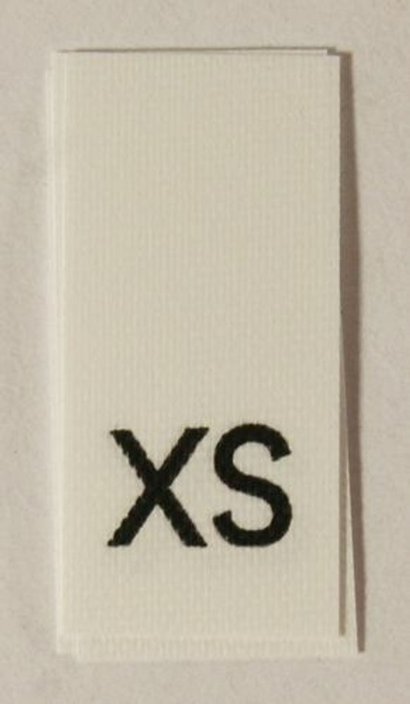Этикетка-размерник, белый, 10х20 мм, 100 шт, XS