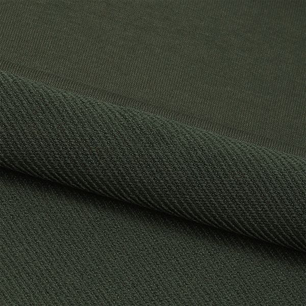 Футер 2-нитка петля поликоттон стрейч 220 г/м², 160 см / 3 метра, ФУТ2Х.TBY.ХЛ-ПЭ.S096.3, цв.S096 хаки