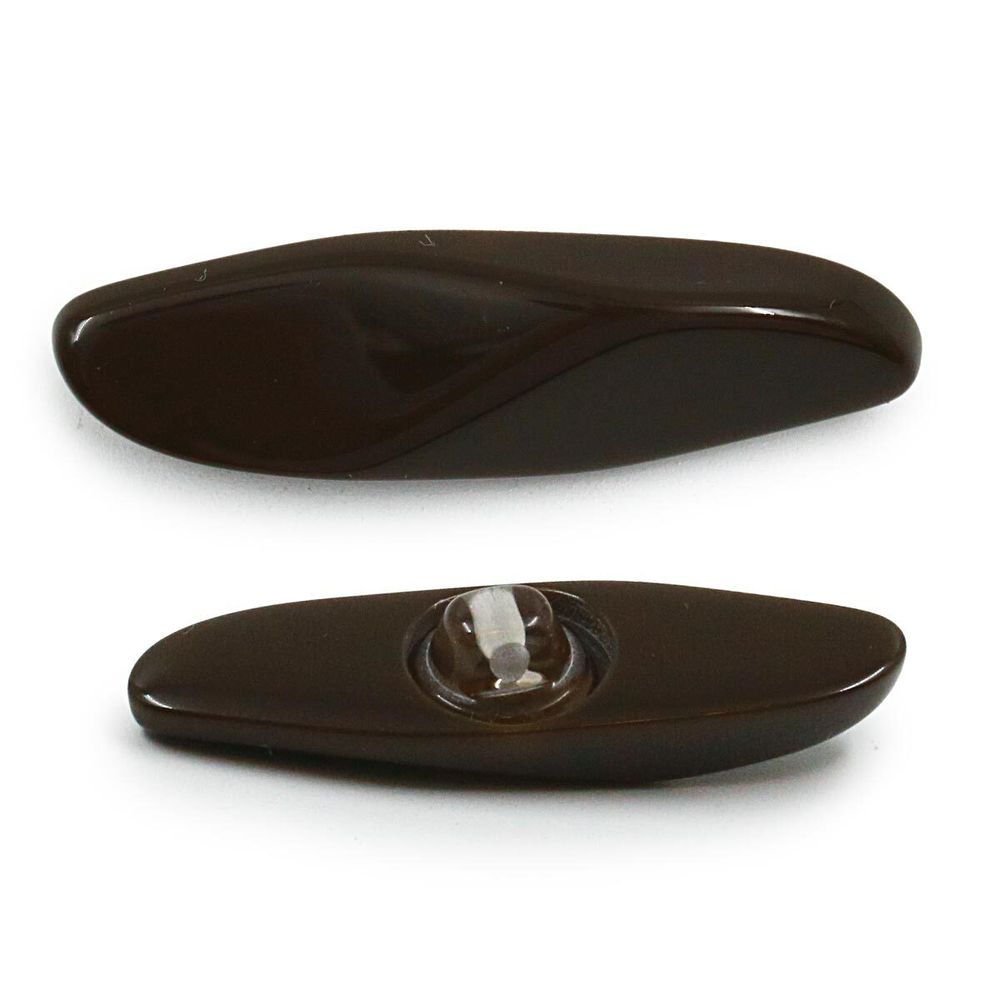 Пуговицы на ножке (3.01-203-45) (т.коричневый), Б25, 20 шт