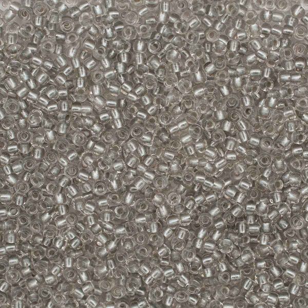 Бисер Preciosa прозрачный с Перламутр. цвет. центром 10/0 (2.3 мм), круг.отв, 20гр, уп.5 шт