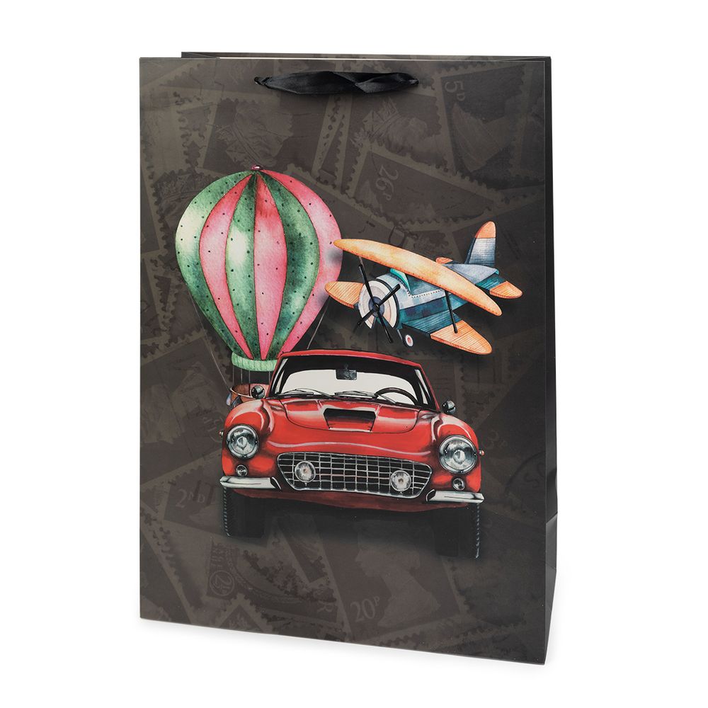 Подарочный пакет 210 г/м², 30х42х12 см, 12 шт, 01, Stilerra BPYL