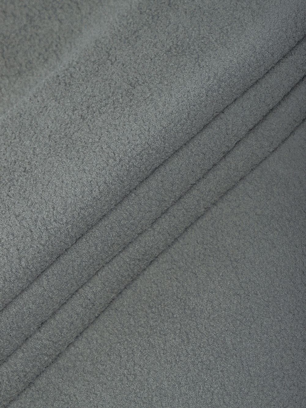 Флис 2-сторонний 190 г/м², 150 см / 2 метра, TBY-0059-307.2, цв.S307 серый