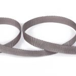 Лента репсовая (в рубчик) с зубчатым краем 10.0 мм, 25±1 метров, 012 серый, Gamma PTGR-10