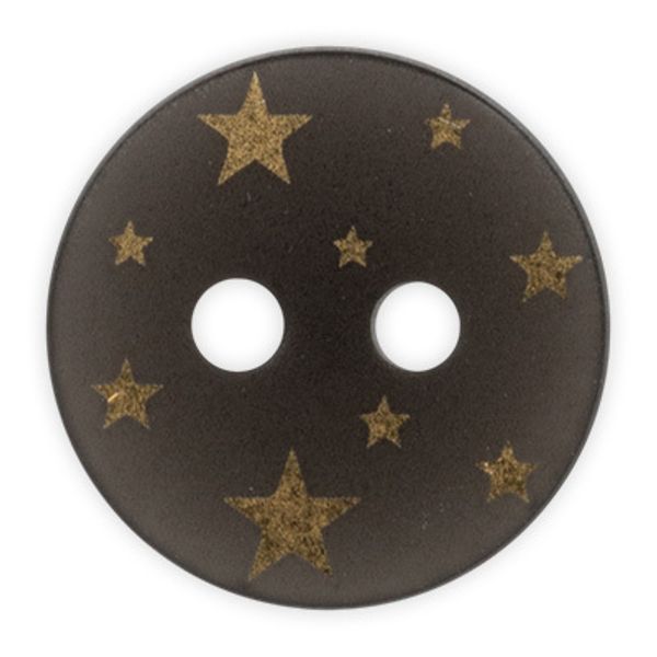 Пуговицы 2 прокола блузочные 11 мм, 40 шт, А008 черный, Gamma JEY 0016