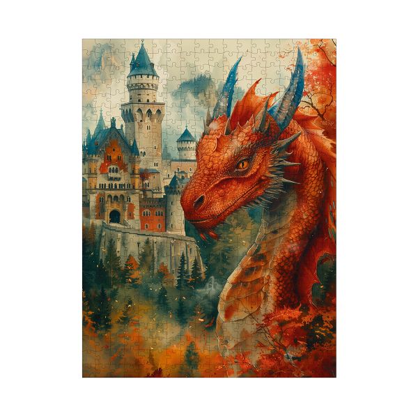 Пазл деревянный 500 элементов, PZLD-009 Век дракона, Фрея