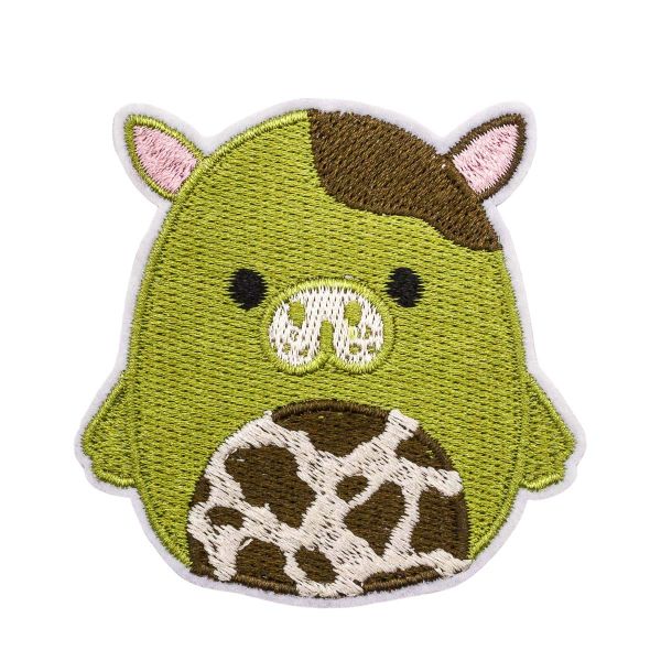 Термоаппликация Зеленая свинка, 6,1х6,3см Hobby&Pro