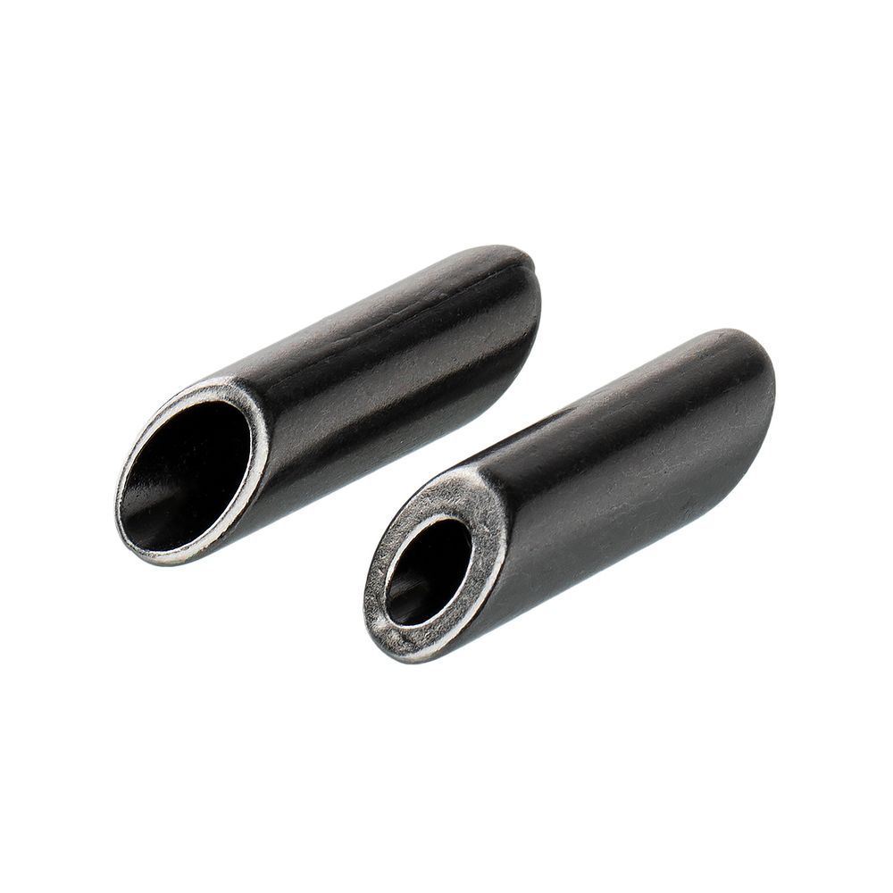 Наконечник для шнура металл 22х7 мм, 20 шт, №06 под черный никель, Gamma GB 1654