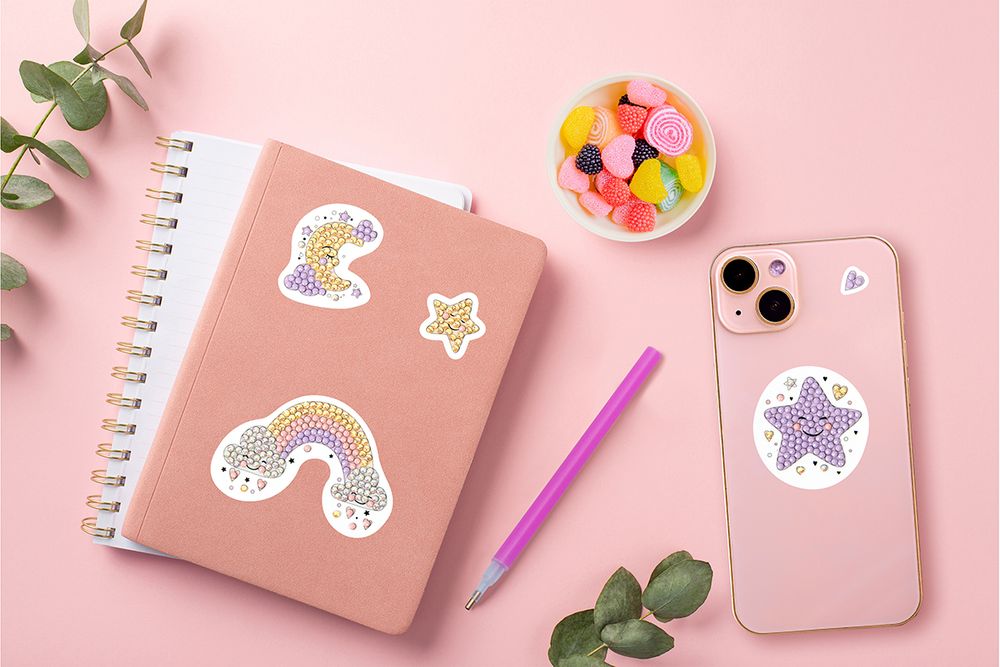 Алмазная (кристальная) мозаика Фрея ALVN-129, наклейки Сладкие мечты, 14х19.5 см