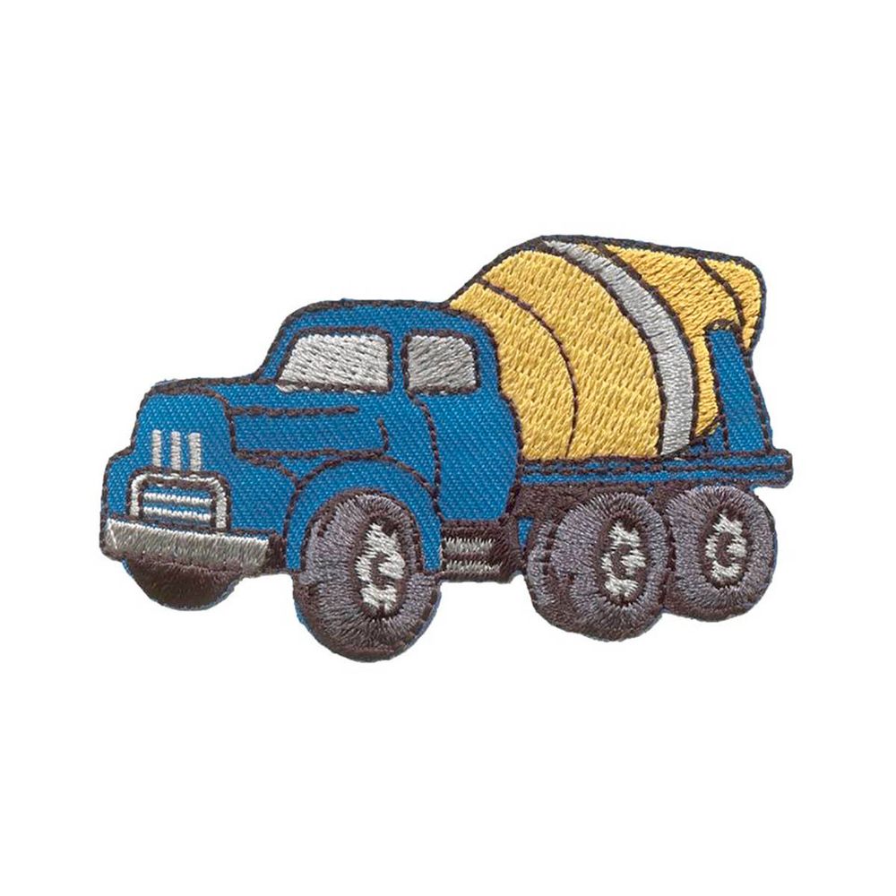 Термоаппликация Бетономешалка синий, Prym