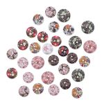 Украшения декоративные пуговицы деревянные Ассорти №4,15-18 мм, 100 шт