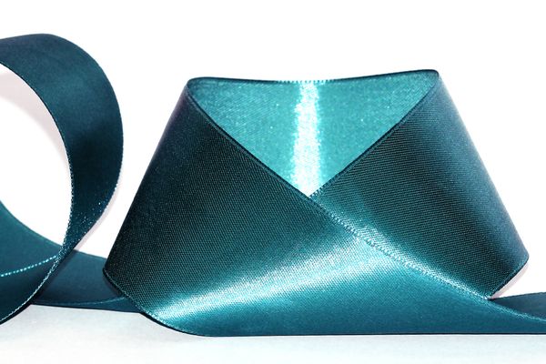 Лента атласная 1-сторонняя 50.0 мм / 33±2 метра, 092 т-зеленый, Gamma