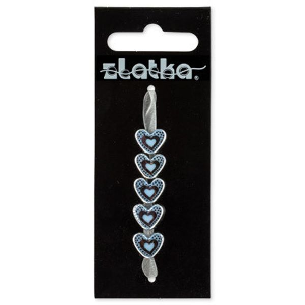 Бусины акрил 12х9х7 мм, 5 шт, №03 зеленый, Zlatka BLM-07