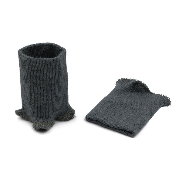 Манжеты трикотажные 7.0х9.0 см, 1 пара, тонкие 14кл. 1х1, 431/5 черный жемчуг