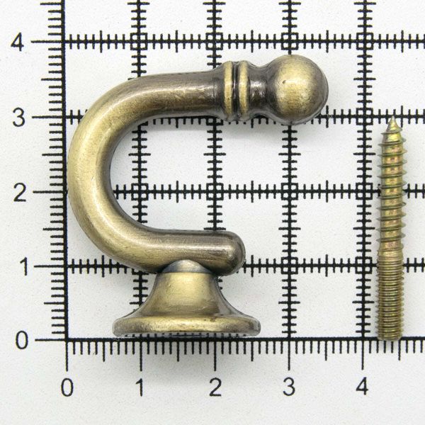 Крючки под подхваты ⌀19 мм, 1 бронза