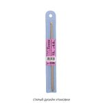 Крючок для вязания ⌀6.0 мм, 15 см, бамбук, в чехле, Gamma CHB