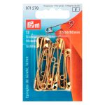 Булавки английские, латунь 1-3 золотистый или серебристый цв, Prym