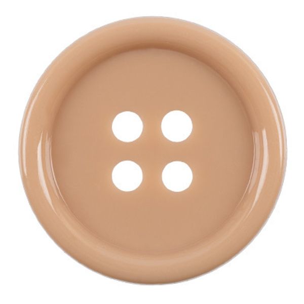 Пуговицы 4 прокола костюмные 15 мм, 24 шт, D127 т.кремовый, Gamma GEC 0009