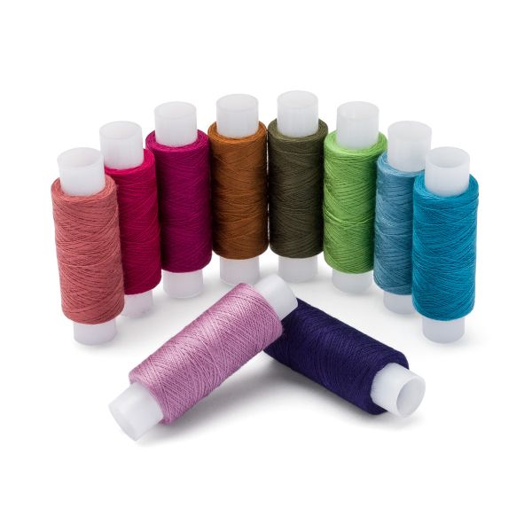 Швейные нитки (набор) 50/2, 10 кат. по 200 метров, ассорти №112, Astra&Craft