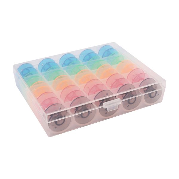 Набор шпулек для БШМ в пластиковом боксе, упак. 25 шт, AC059