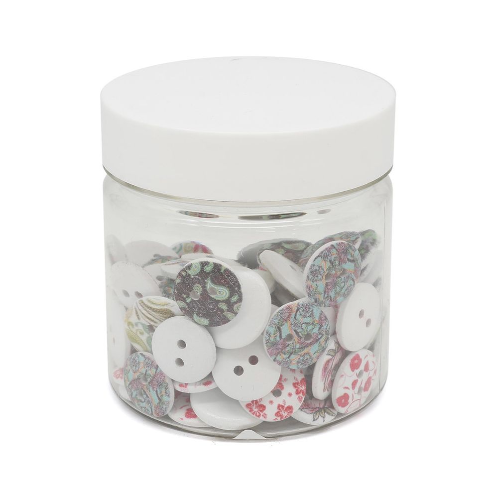 Украшения декоративные пуговицы деревянные Ассорти №3, 15-18 мм, 100 шт