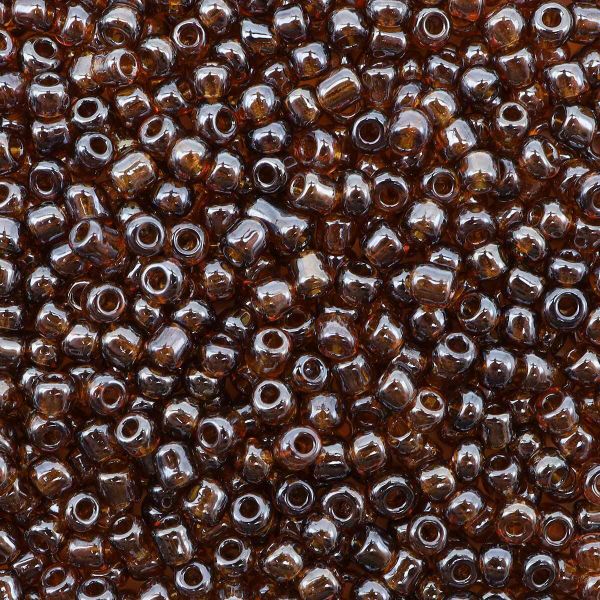 Бисер Astra&Craft 11/0 (2.1 мм), 200 г (10х20 г), цв. 639 янтарный/прозрачный, глянцевый