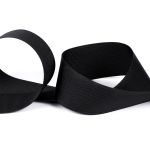 Стропа (ременная лента) 50 мм / 30 метров, толщ. 0.85 мм, [32.39 г/пог.м], 100% п/а, 001 черный, Gamma 9с767