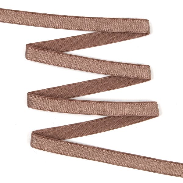 Резинка бельевая (бретелечная) блестящая 10.0 мм / 50 метров, шиншилла, ML177.010