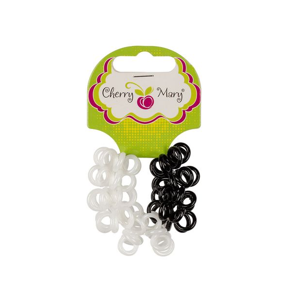 Набор резинок для волос 50 шт (5х10 шт), ассорти №03, Cherry Mary R6107