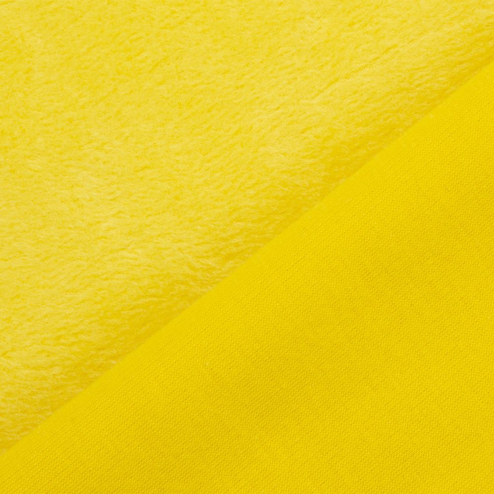 Плюш (ткань) трикотажный 390 г/м², 160 см / рул. 5 метров, 14-0756 желтый, Gamma PLF