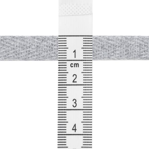 Тесьма (лента) киперная (100% х/б) 10 мм / 45.72 метра, 18 серый меланж, 6190-2017