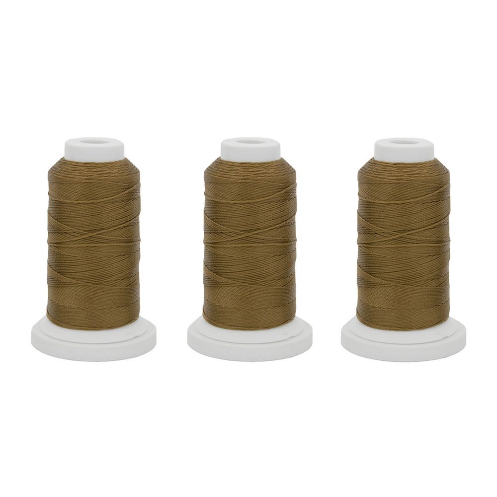 Нитки филаментные 420D/3, 137 м, Астра, 8093 коричневый