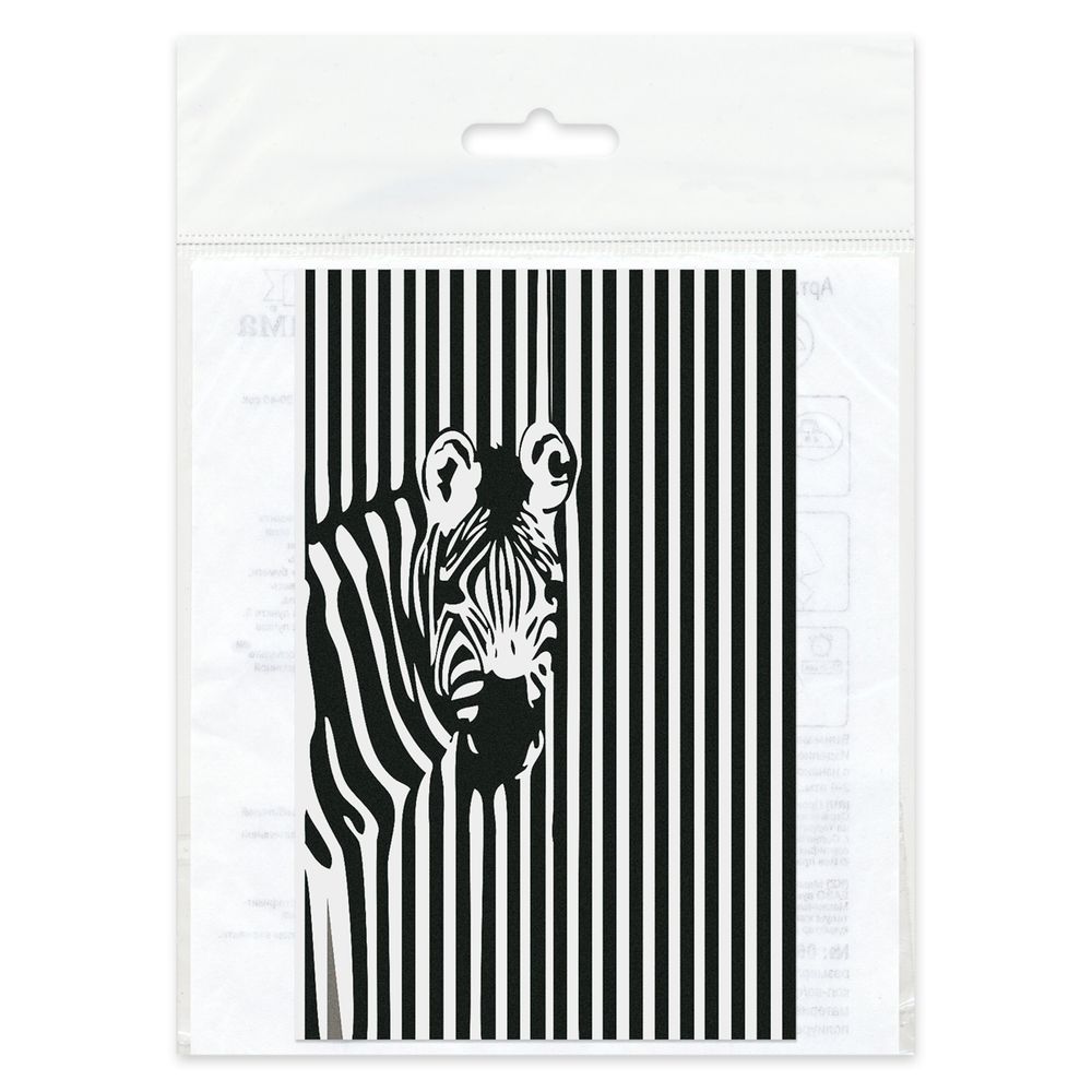 Термоаппликация Gamma Термотрансфер M №05, 1 шт, M-529 Зебра 9х14см