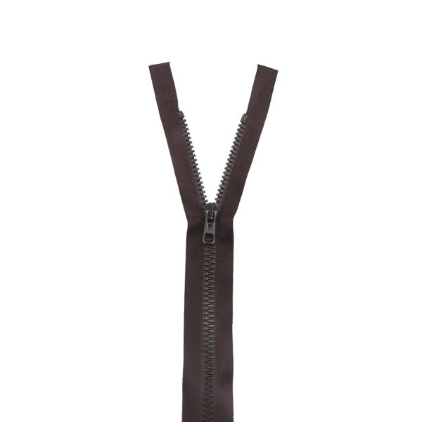 Молния трактор Arta Т6 (6 мм) 1 зам., разъем., 55 см, цв. 068 т.коричневый, уп.5 шт