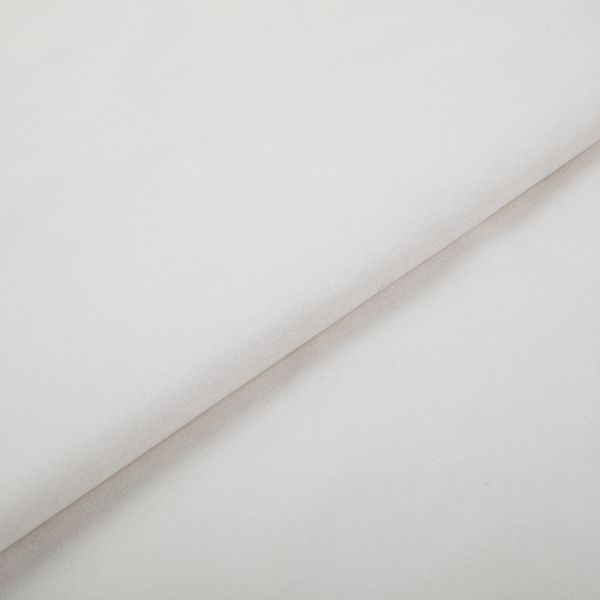 Замша искусственная отрез 35х50 см, 175±5 г/м², 11-0601 white (белый), Peppy Woven Suede