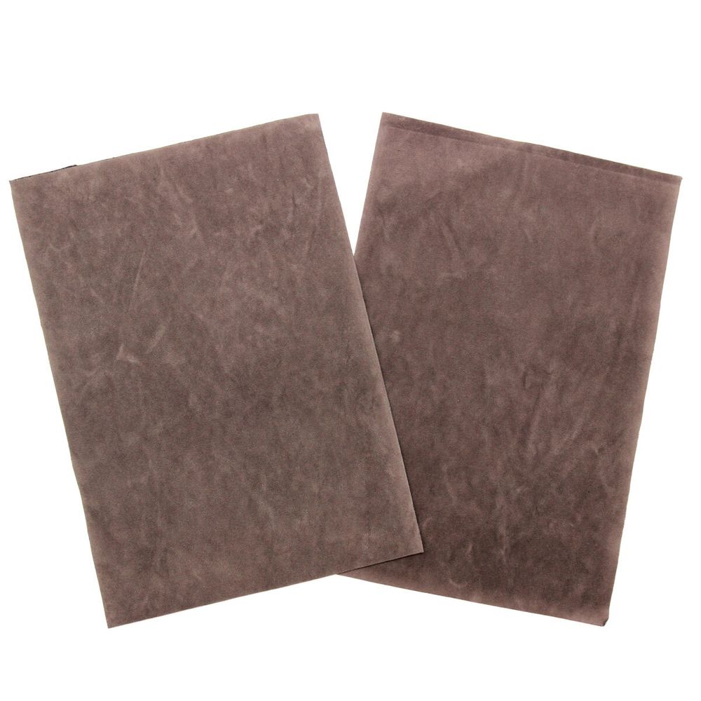 Замша искусственная 20*30см двухсторонняя, 2 листа (28893 какао), 194 г/м²