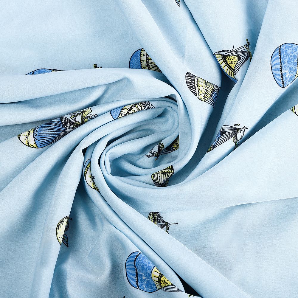 Софт ткань 105 г/м², 150 см / 25 метров, TBY.M129.5, цв.5 св.голубой