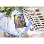 Набор для вышивания нитками LetiStitch L8100, Волшебная страна 24х37см