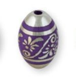 Бусины акрил 20х13 мм, 3 шт, №05 сиреневый, Zlatka BLM-03