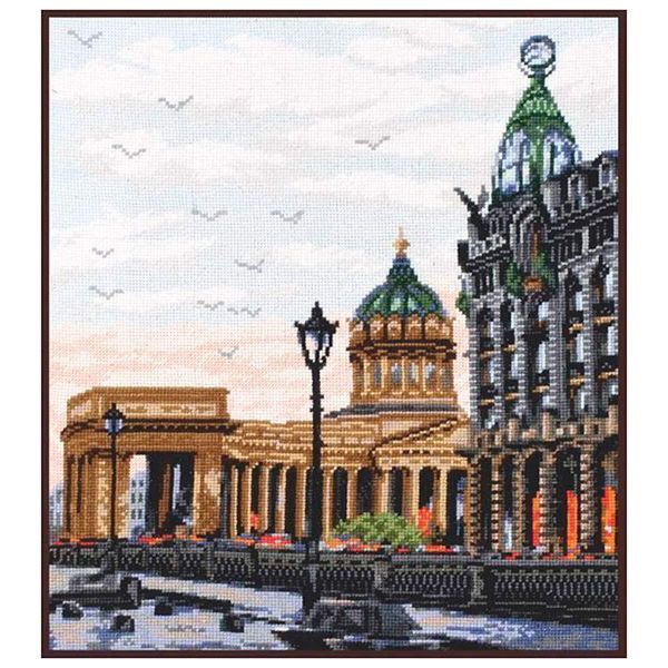 Набор для вышивания нитками Палитра, Дом компании Зингер, Санкт-Петербург 27х30 см