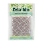 Лента атласная с рисунком Пересечение 15.0 мм / 3 метра, розовый, Globus