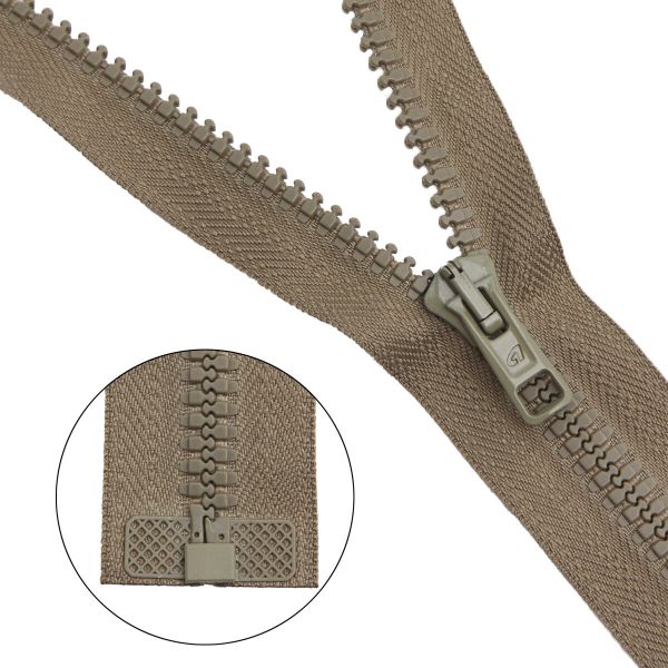 Молния трактор Arta Т6 (6 мм) 1 зам., разъем., 65 см, цв. 110 фисташковый, уп.5 шт