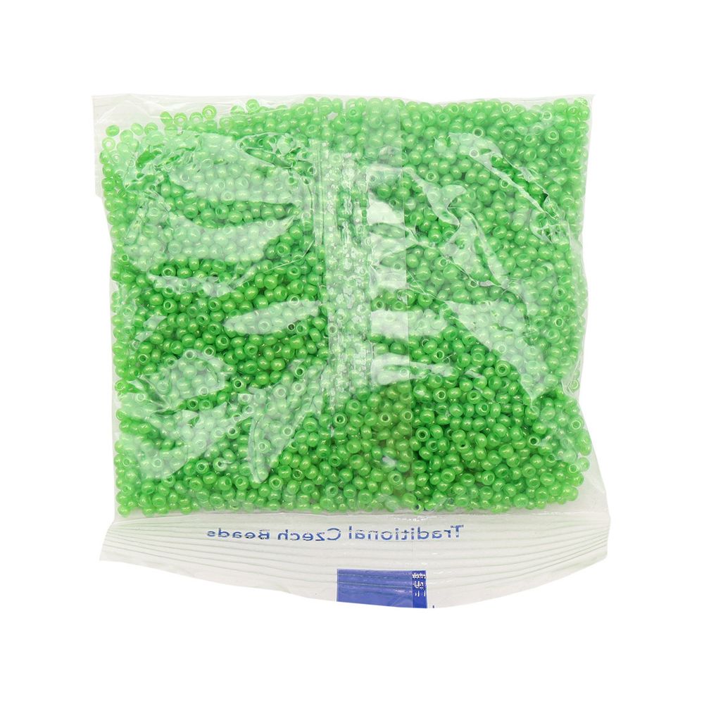 Бисер Preciosa алебастр с цветным покрытием 10/0 (2.3 мм), круг.отв., 50 г, (17156)