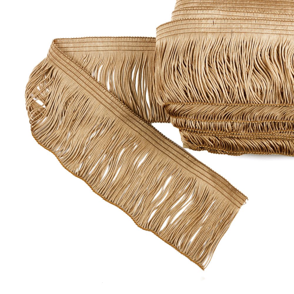 Бахрома отделочная 90.0 мм / 25 метров, 107 бежевый, Gamma 117